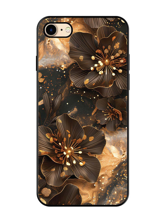 iPhone 7 Golden Flowars