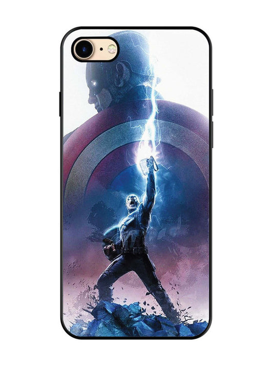 iPhone 7 captain-america-thor-hammer-lightning