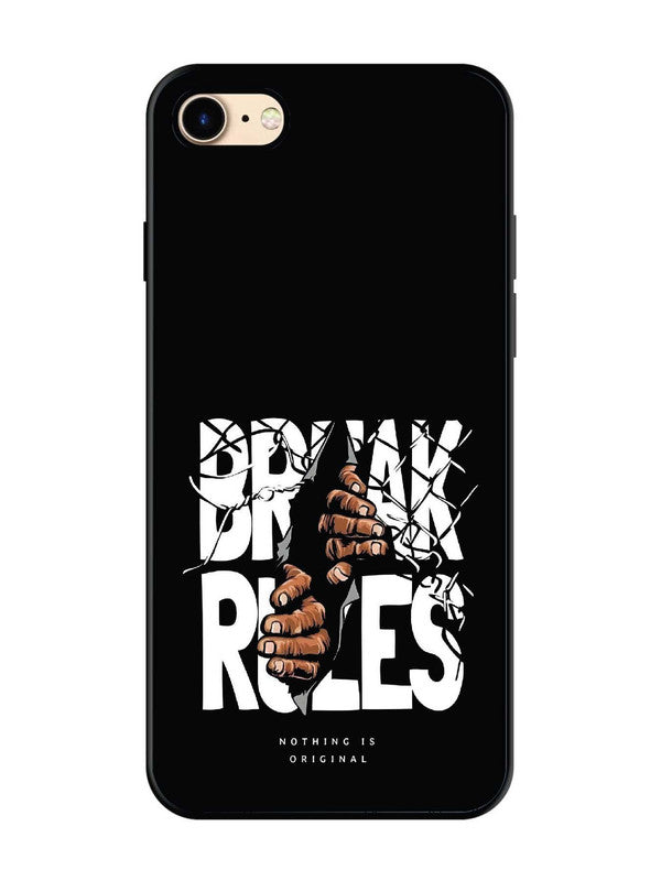 iPhone 7 Break Rules Gritty Typography Art