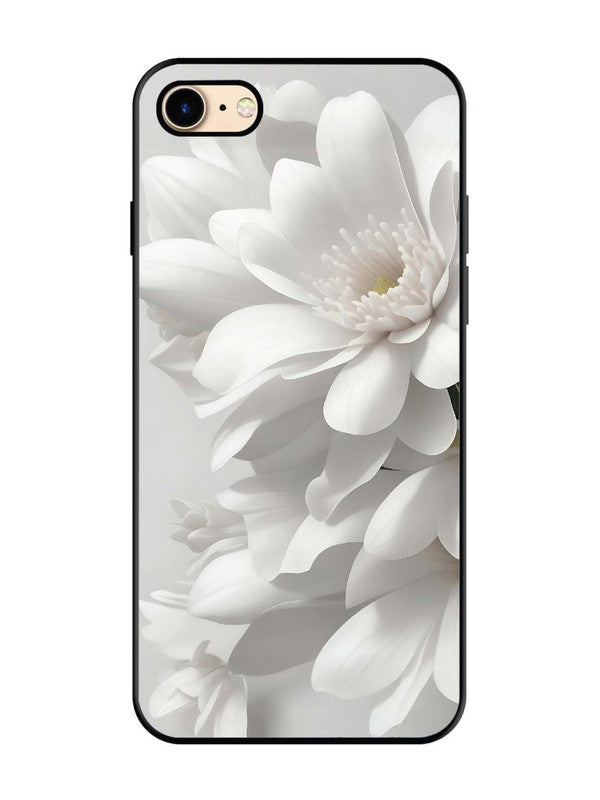 iPhone 7 Soft Focus Purity white Flower