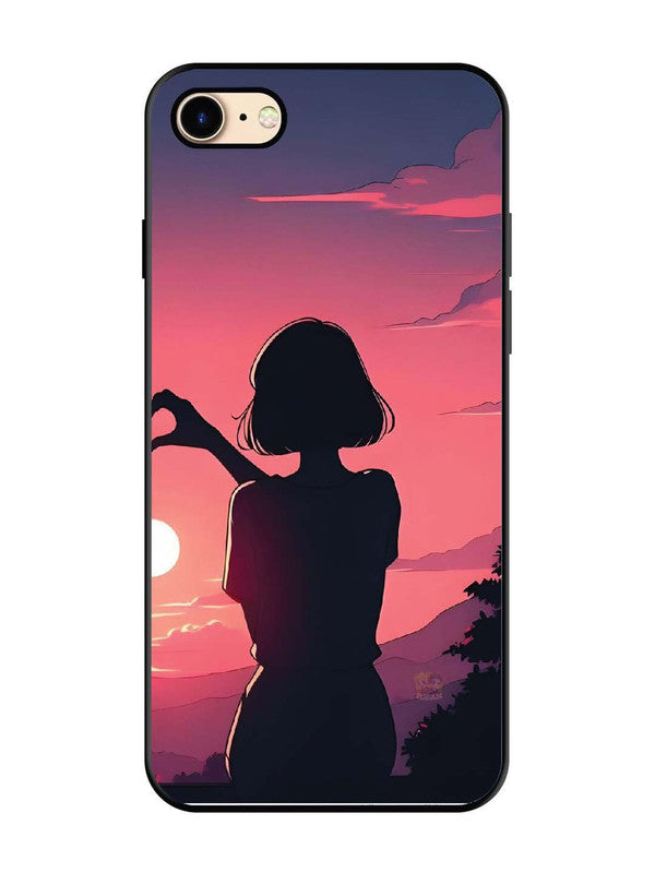 iPhone 7 Love Heart with Hand Girl