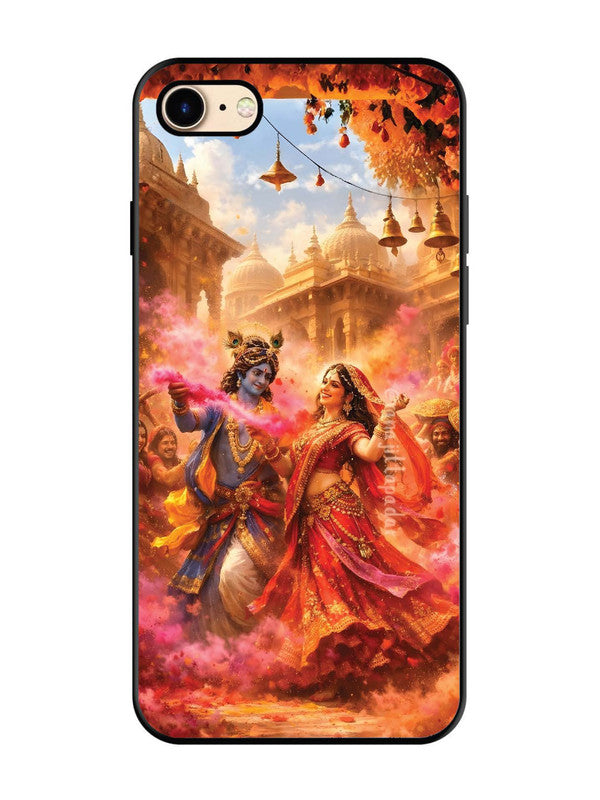 iPhone 7 Radha Krishna Playing Holi