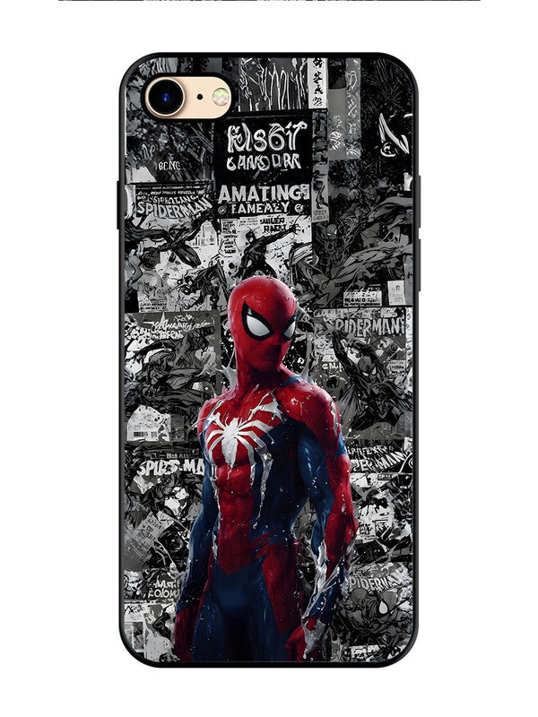 iPhone 7 Spiderman Highlighted on News Paper