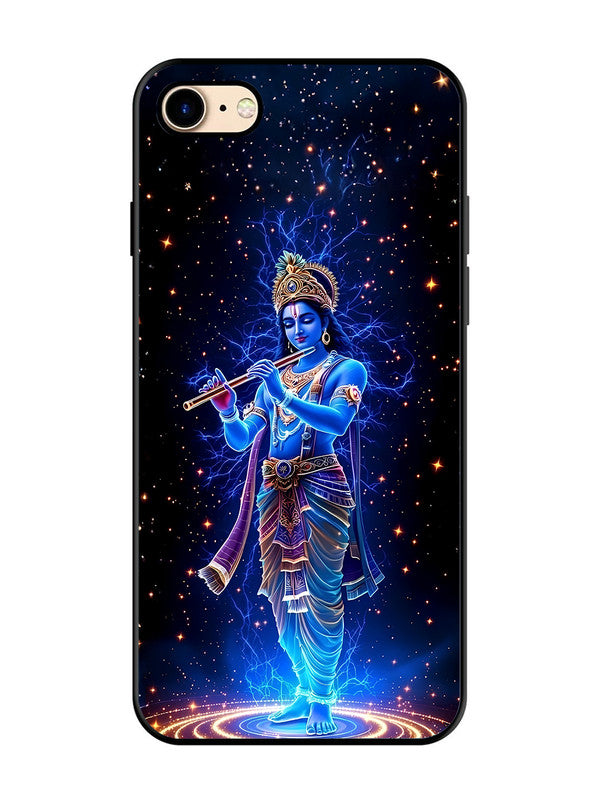 iPhone 7 | 2D Metal | Krishna with Flute | IP-7-455
