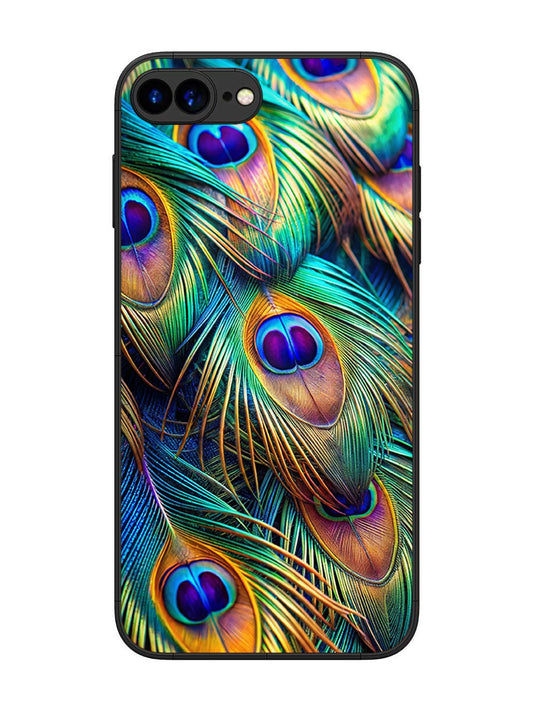 iPhone 8 Plus peacock feather