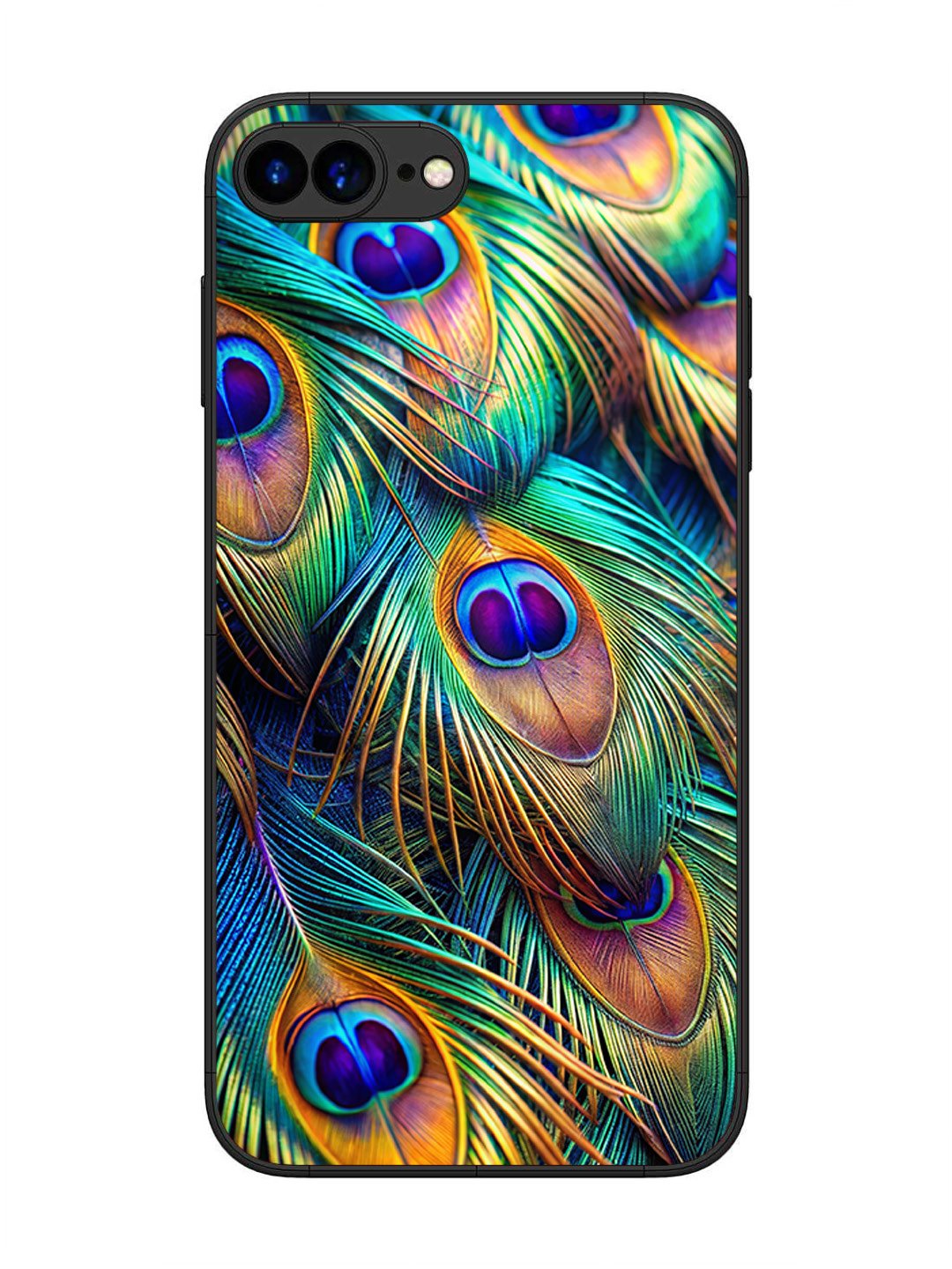 iPhone 7 Plus peacock feather