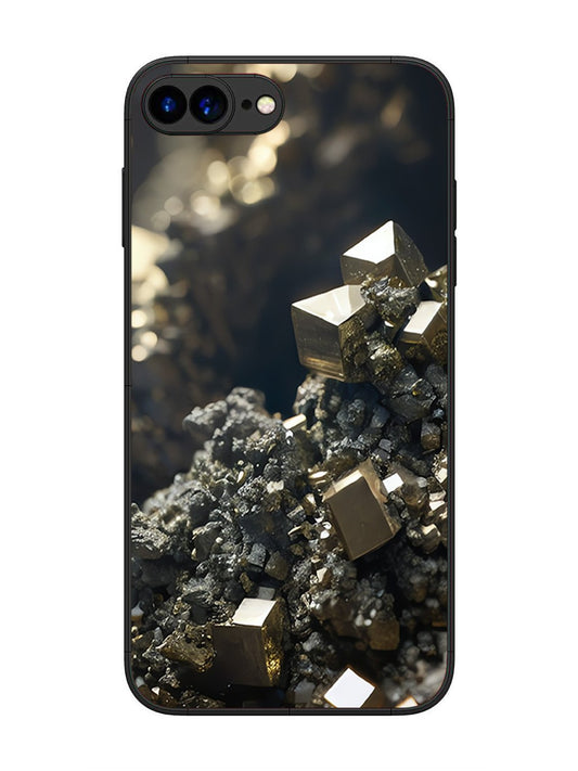 iPhone 8 Plus Gold Crystals