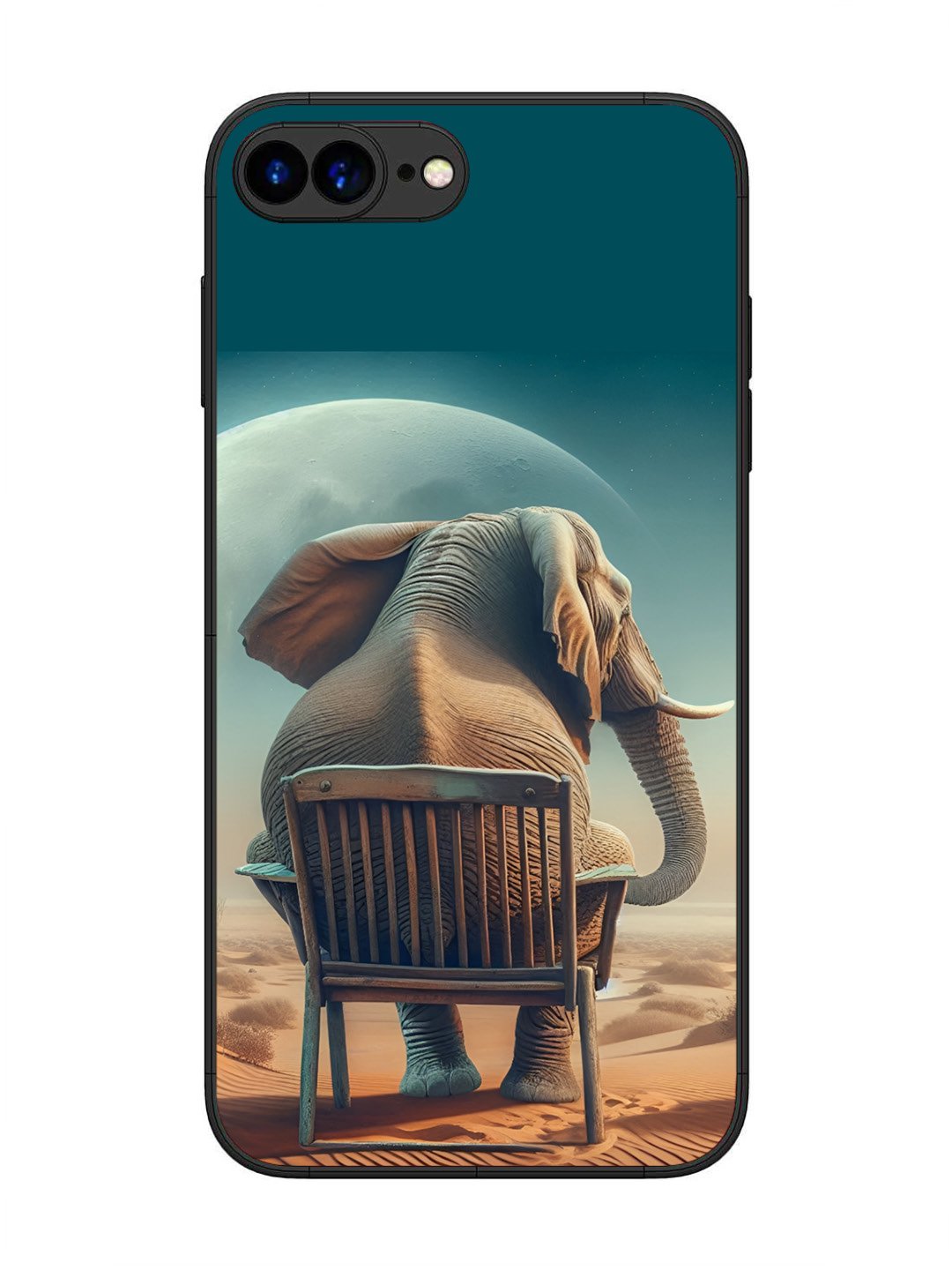 iPhone 8 Plus Baby Elephant om chair