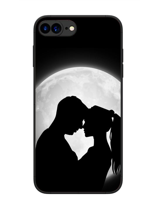 iPhone 8 Plus Couple on Moon