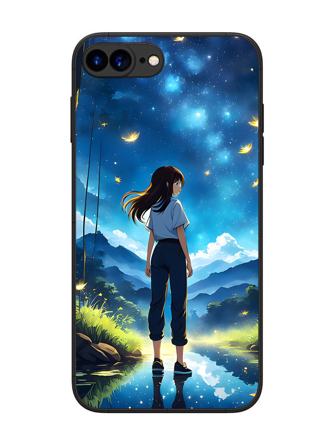 iPhone 8 Plus Girl In Beautiful Forest