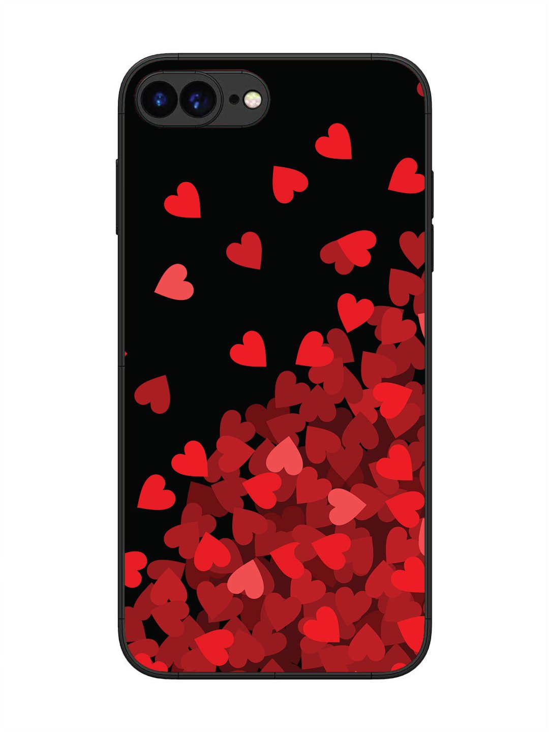 iPhone 8 Plus Red Hearts