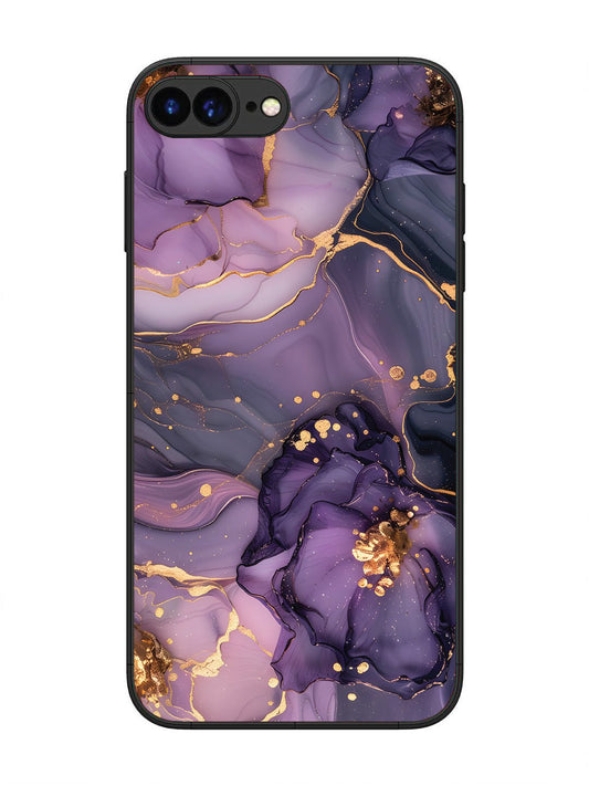 iPhone 8 Plus Royal Orchid Theme Marble
