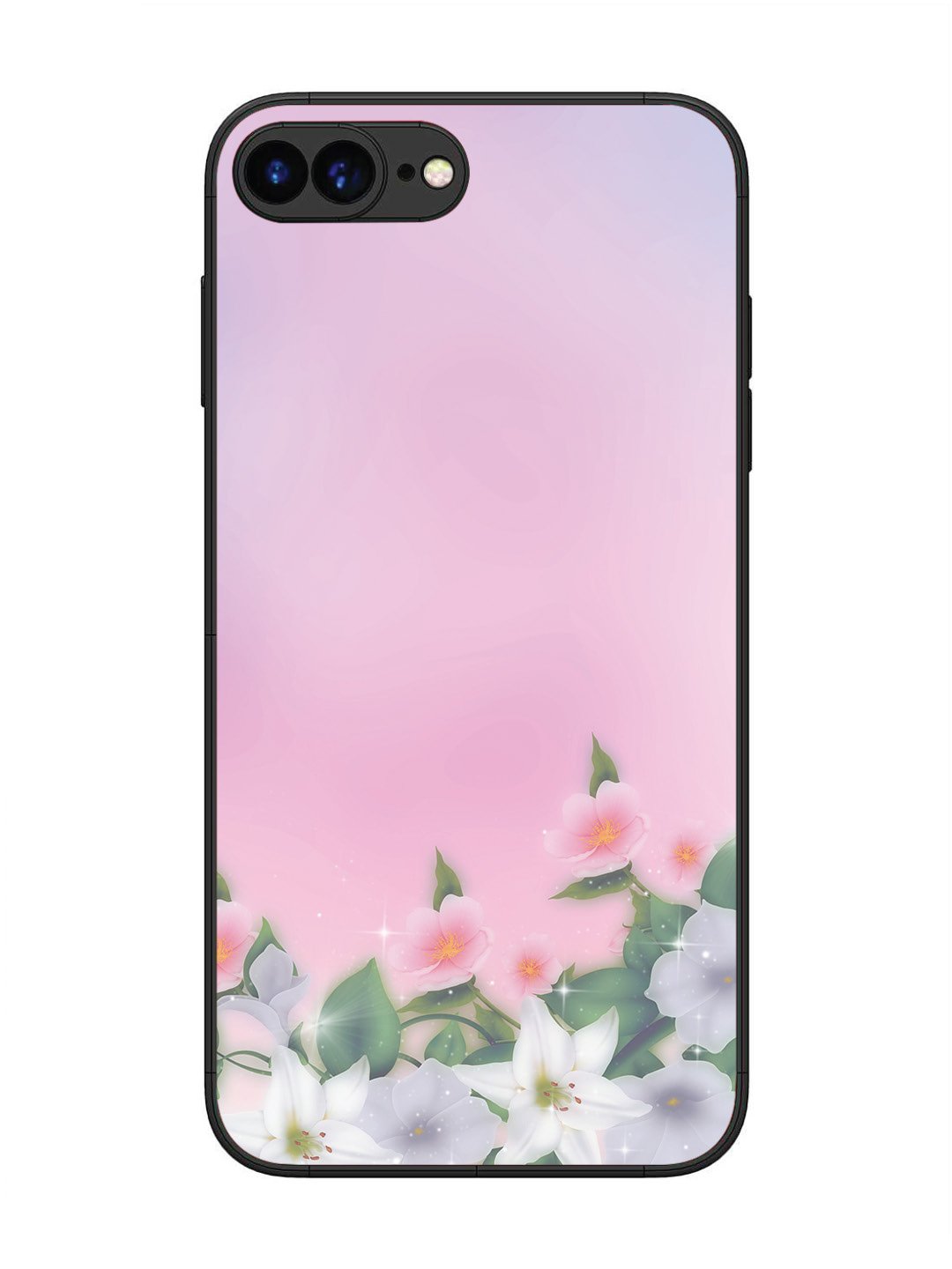 iPhone 8 Plus Pink Floral Elegance