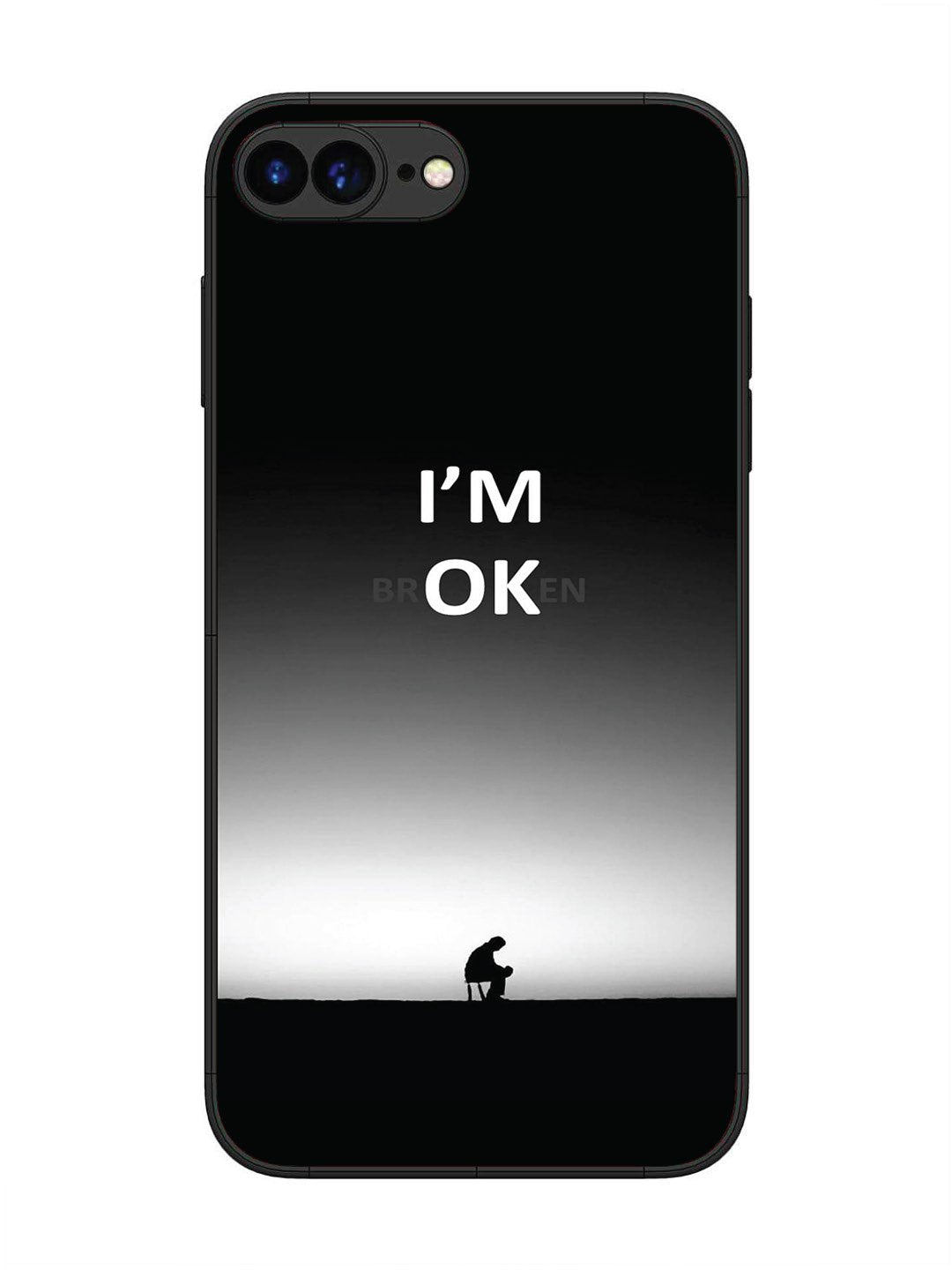 iPhone 8 Plus I'm Broken A man on Chair Alone