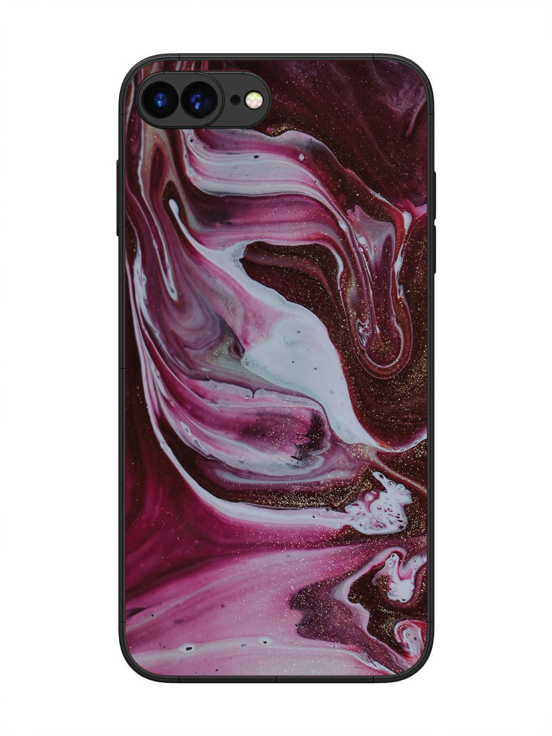 iPhone 8 Plus Pink And Golden Marble