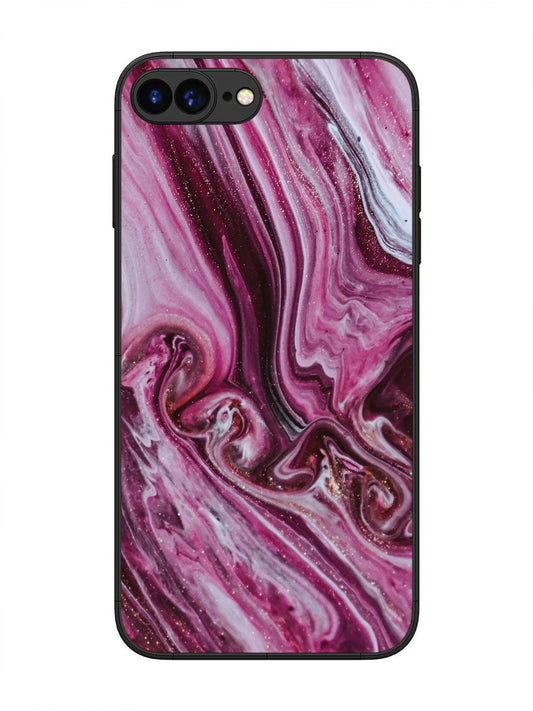 iPhone 7 Plus Pink Flood Marble