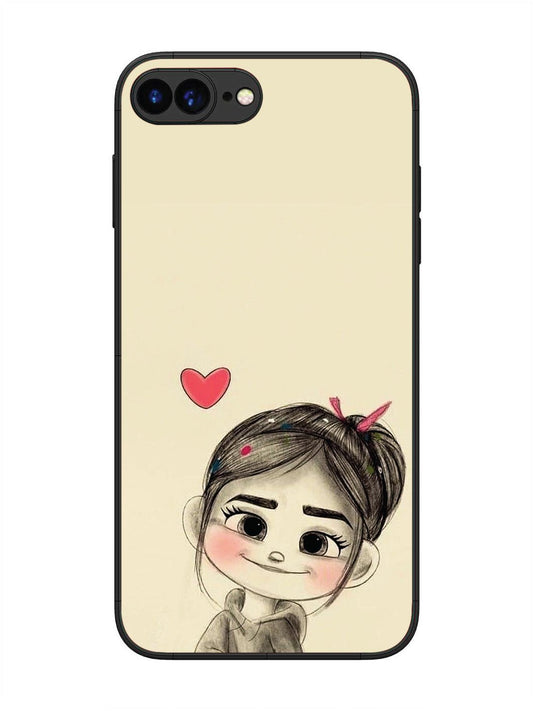 iPhone 8 Plus Cute Girl Looking at You