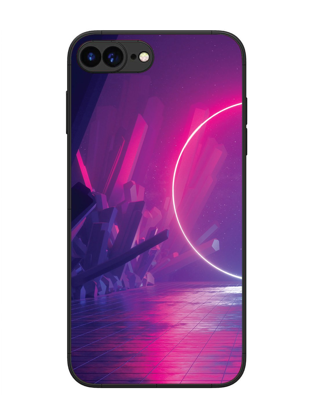 iPhone 8 Plus abstract with Neon Light