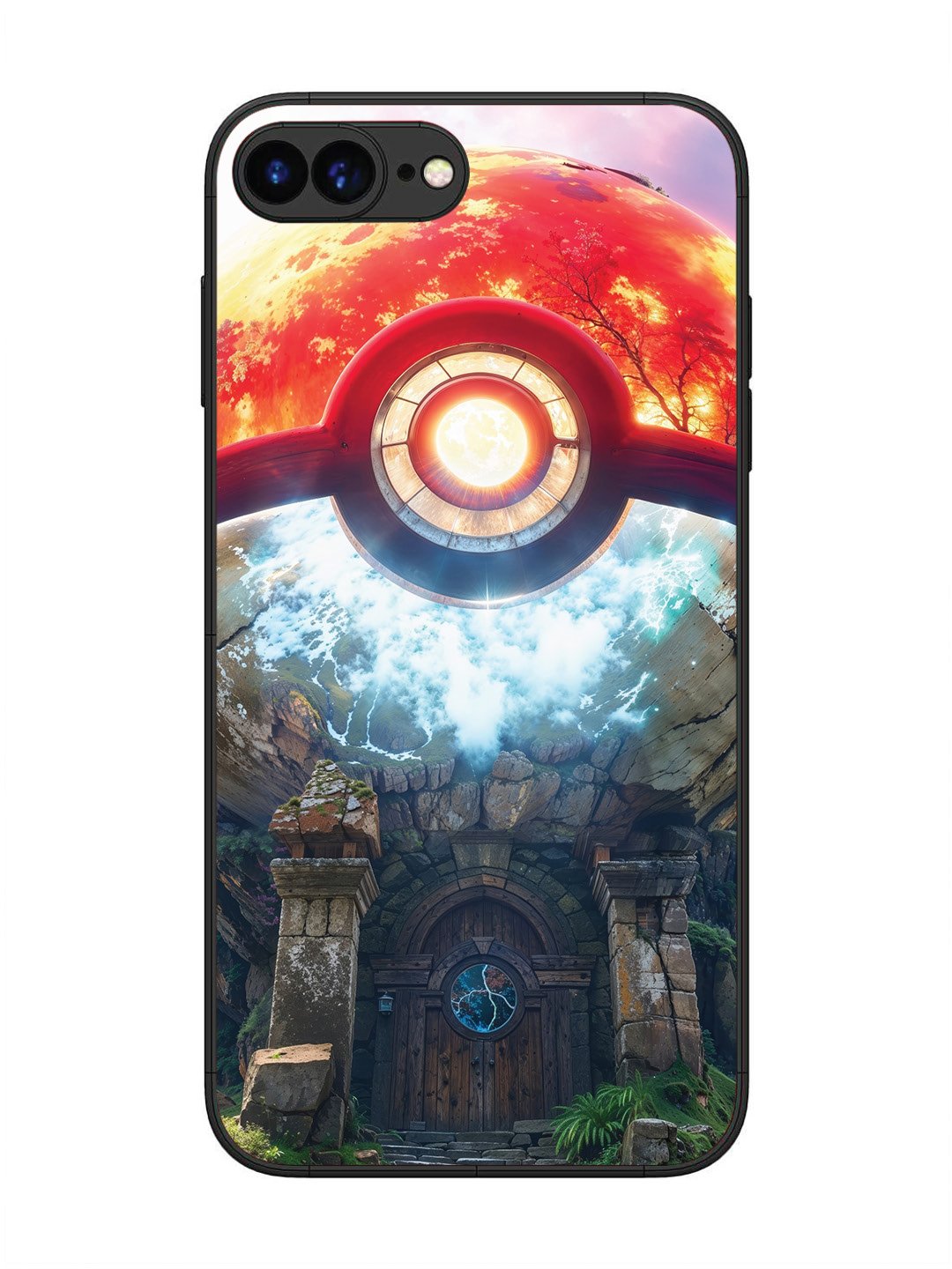iPhone 8 Plus Cartoon-ball-house-anime