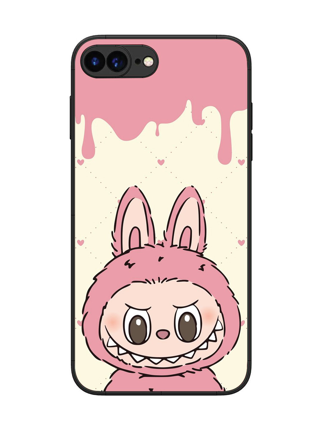 iPhone 8 Plus Labubu Closeup Pink