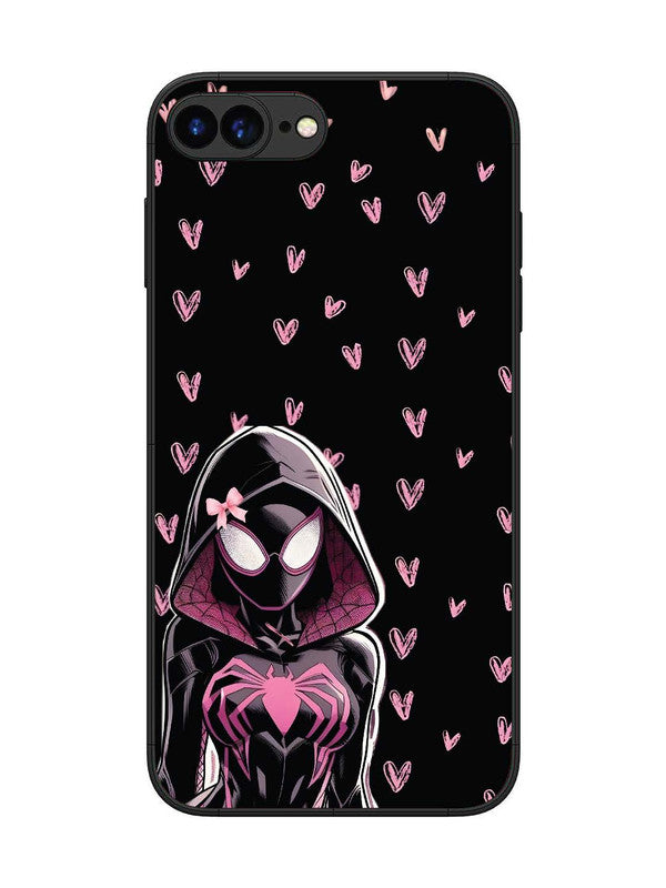 iPhone 7 Plus Spidergirl with hearts
