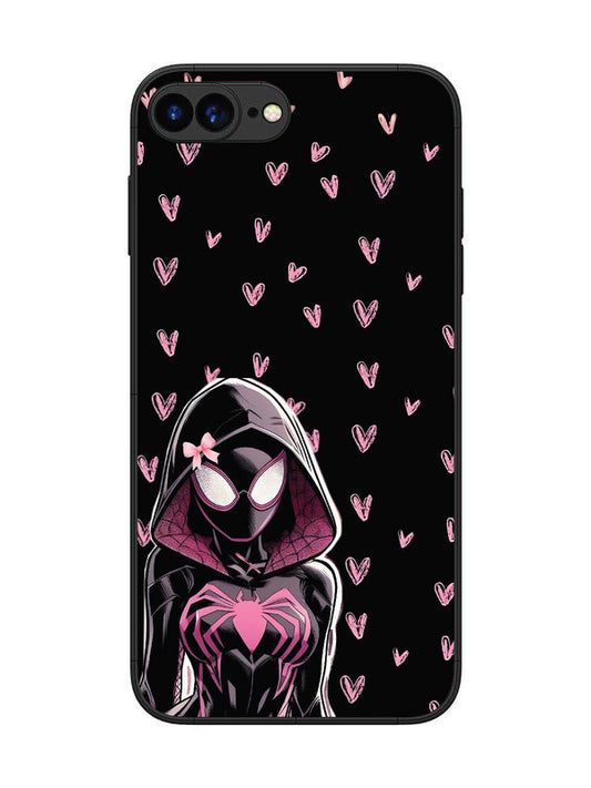 iPhone 7 Plus Spidergirl with hearts