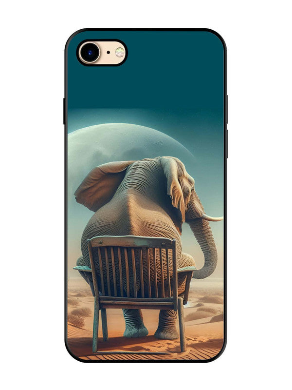 iPhone 8 Baby Elephant om chair