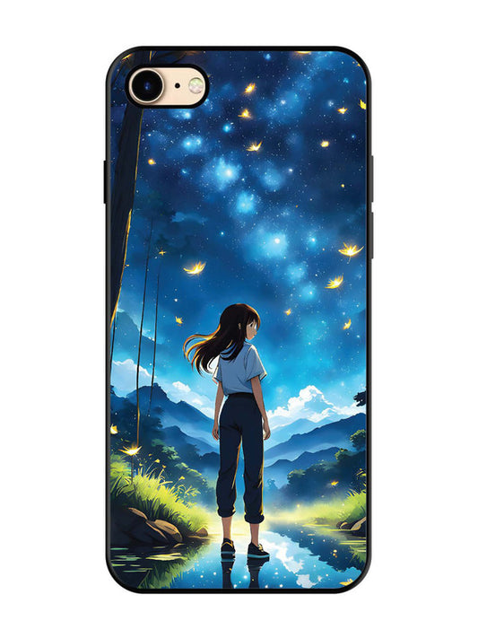iPhone 8 Girl In Beautiful Forest