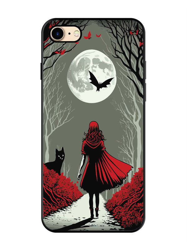 iPhone 8 Scarlet Girl in Red Forest