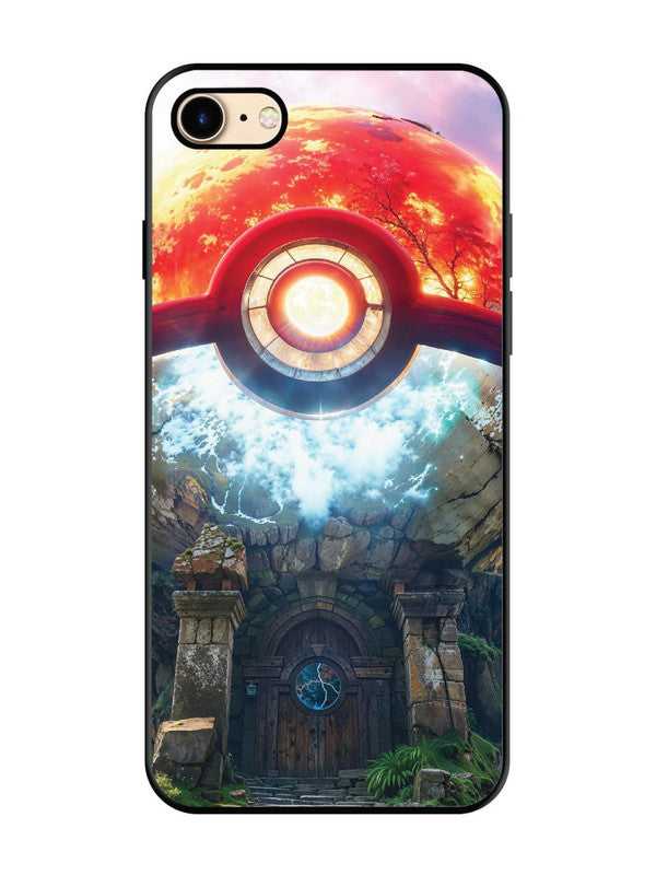 iPhone 8 Cartoon-ball-house-anime