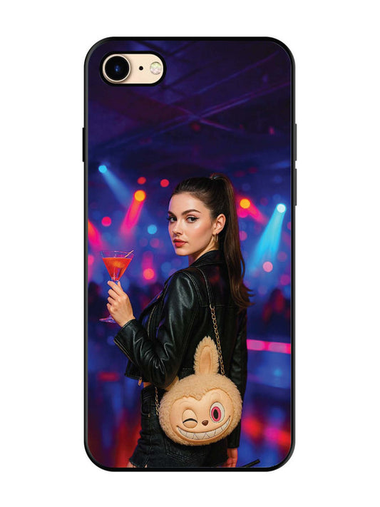 iPhone 8 Girl with Labubu Purs