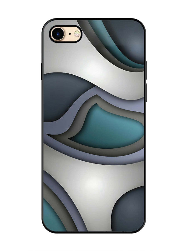 iPhone 8 Slate Blue Gradient Wave