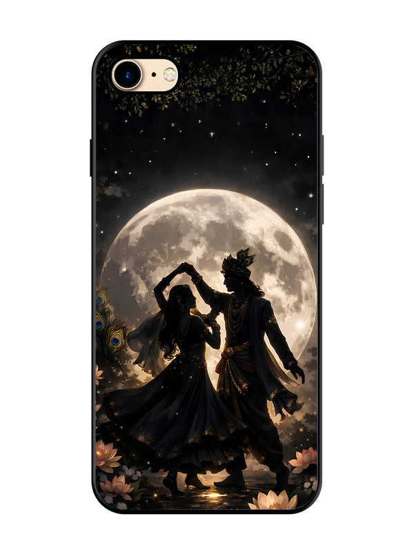 iPhone 8 | 2D Metal | Where Souls Meet - Radha & Krishna | IP-8-452
