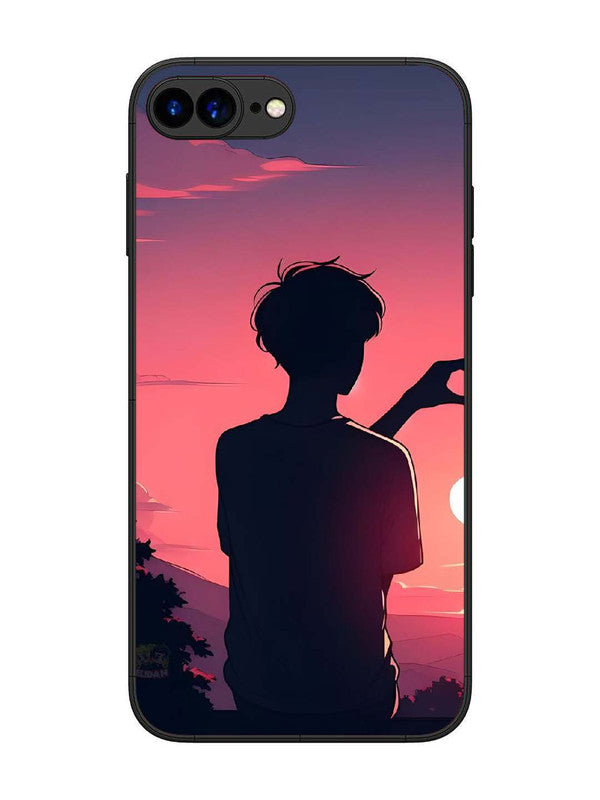 iPhone 8 Plus Love Heart with Hand Boy