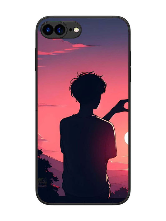 iPhone 8 Plus Love Heart with Hand Boy