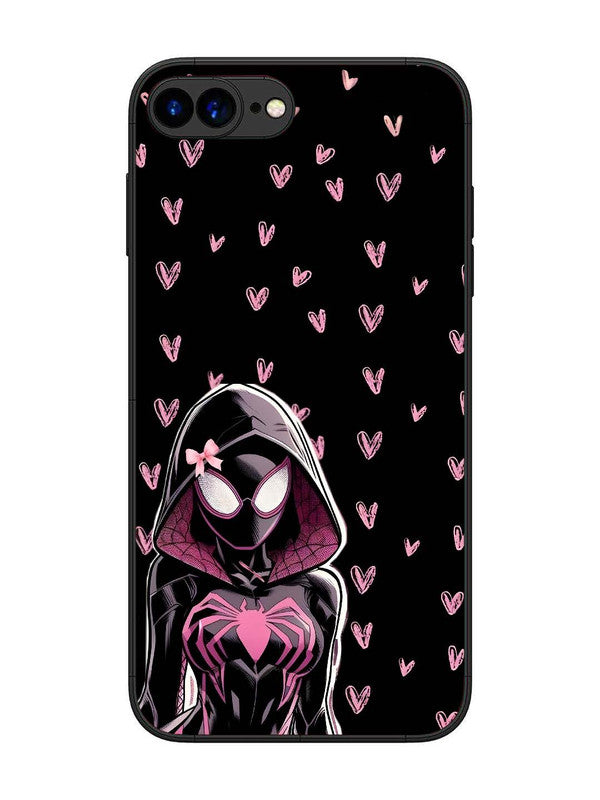 iPhone 8 Plus Spidergirl with hearts
