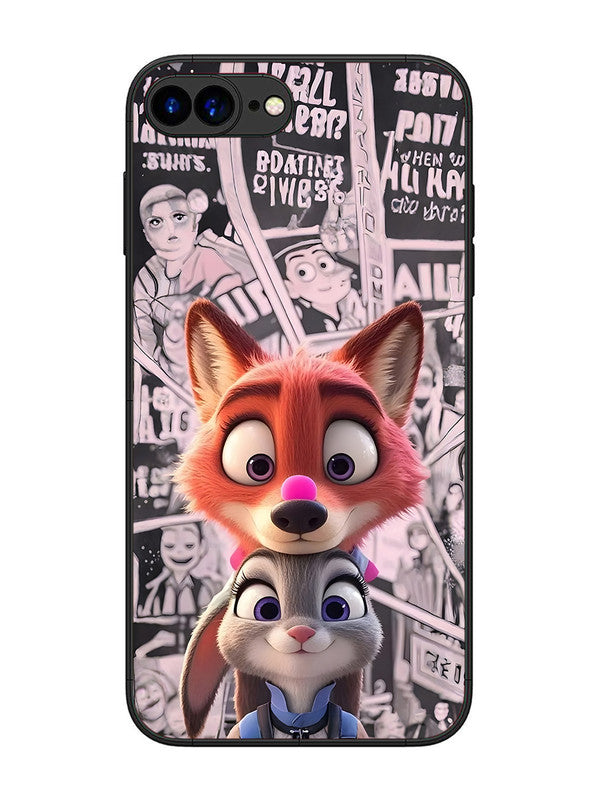 iPhone 8 Plus Cute Nick wilde and judy hopps 2