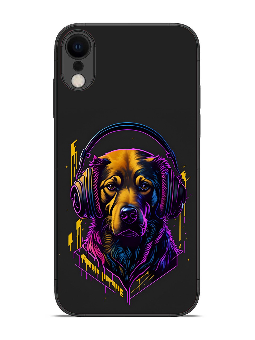 iPhone X Music Lover Dog