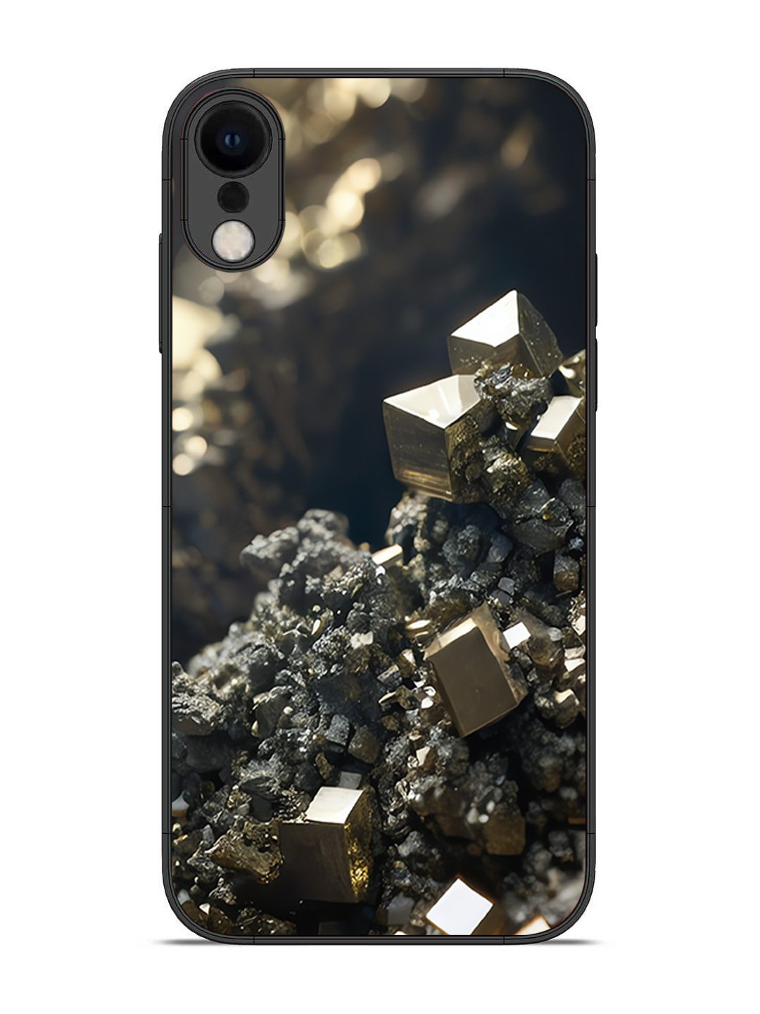iPhone X Gold Crystals