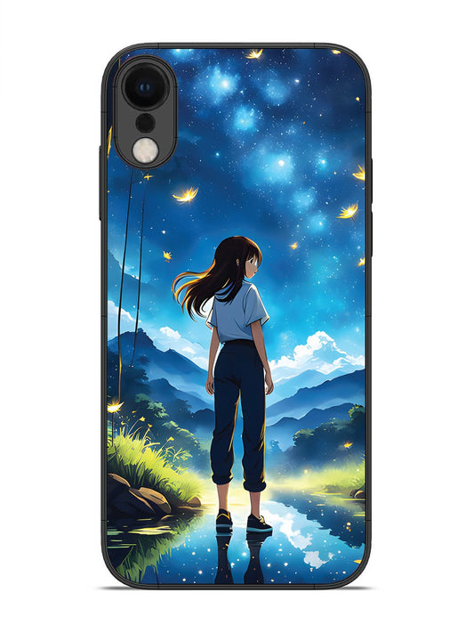 iPhone X Girl In Beautiful Forest