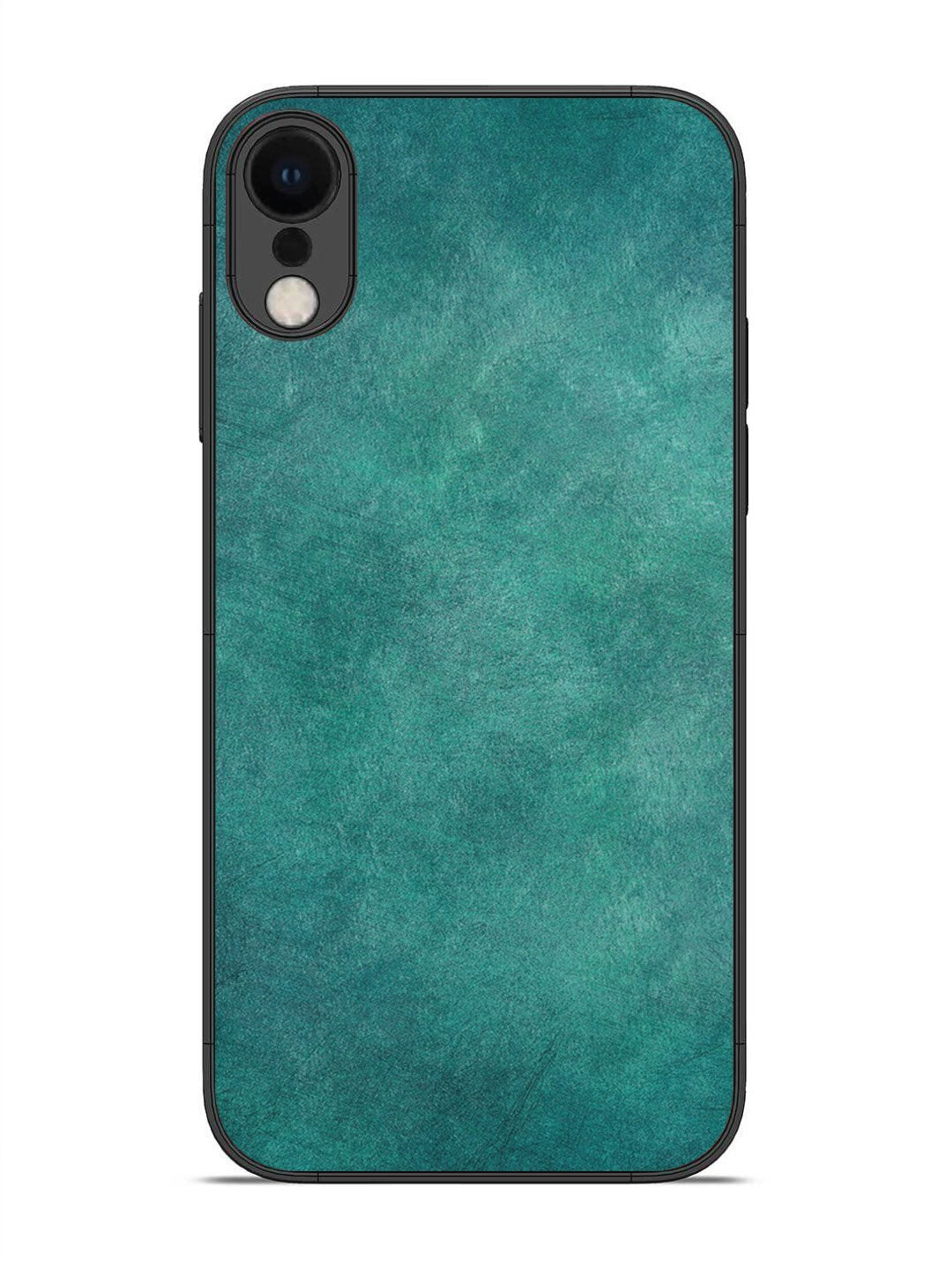iPhone X Jungle green with Scratches Marble