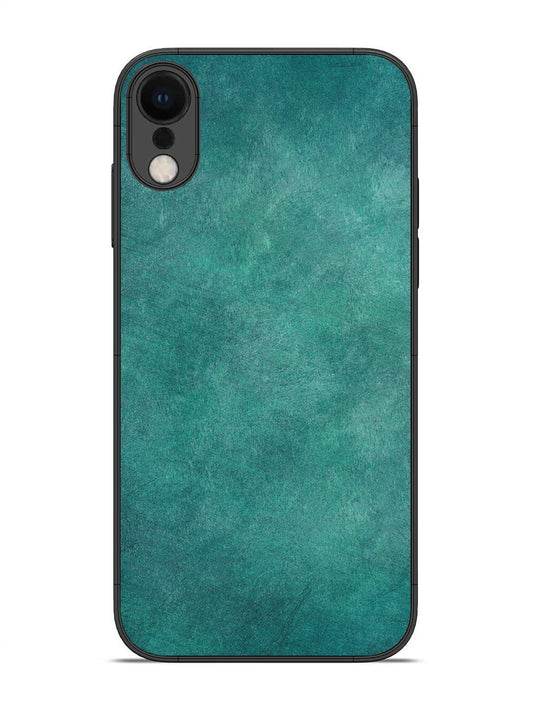 iPhone X Jungle green with Scratches Marble
