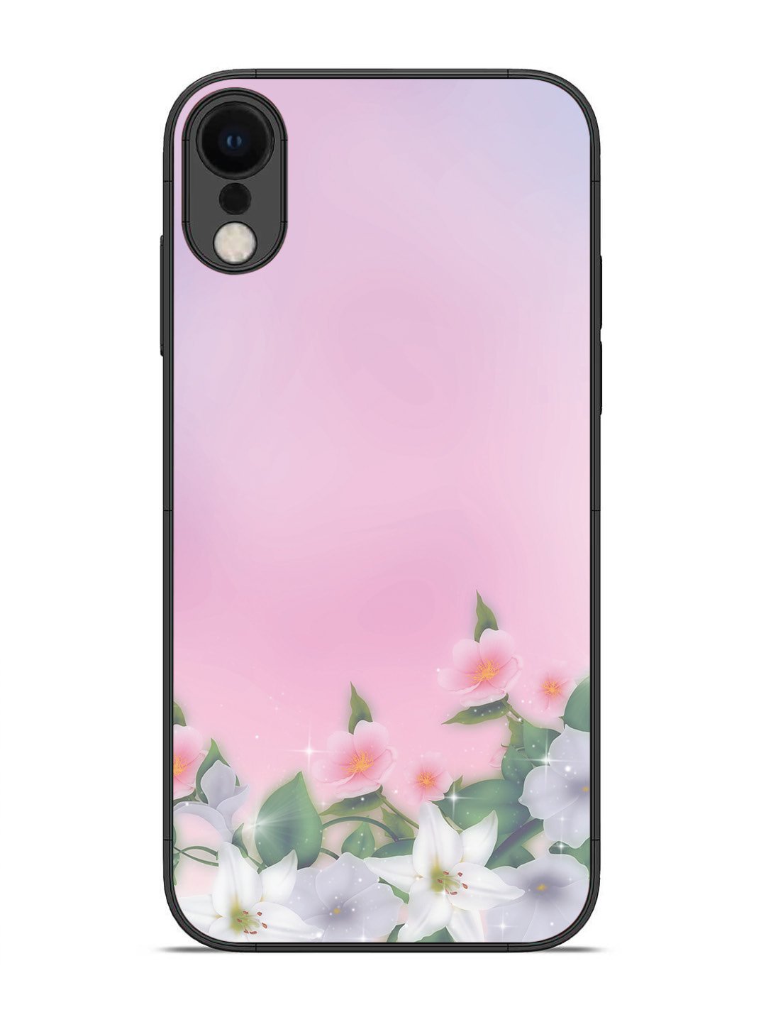 iPhone X Pink Floral Elegance