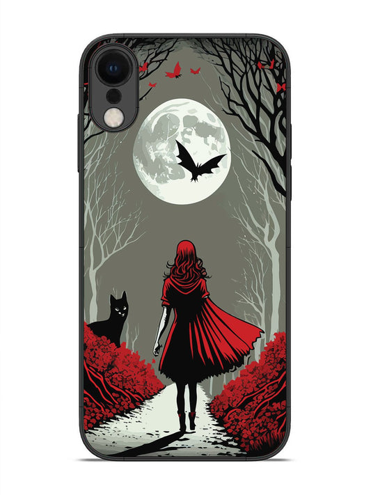 iPhone X Scarlet Girl in Red Forest
