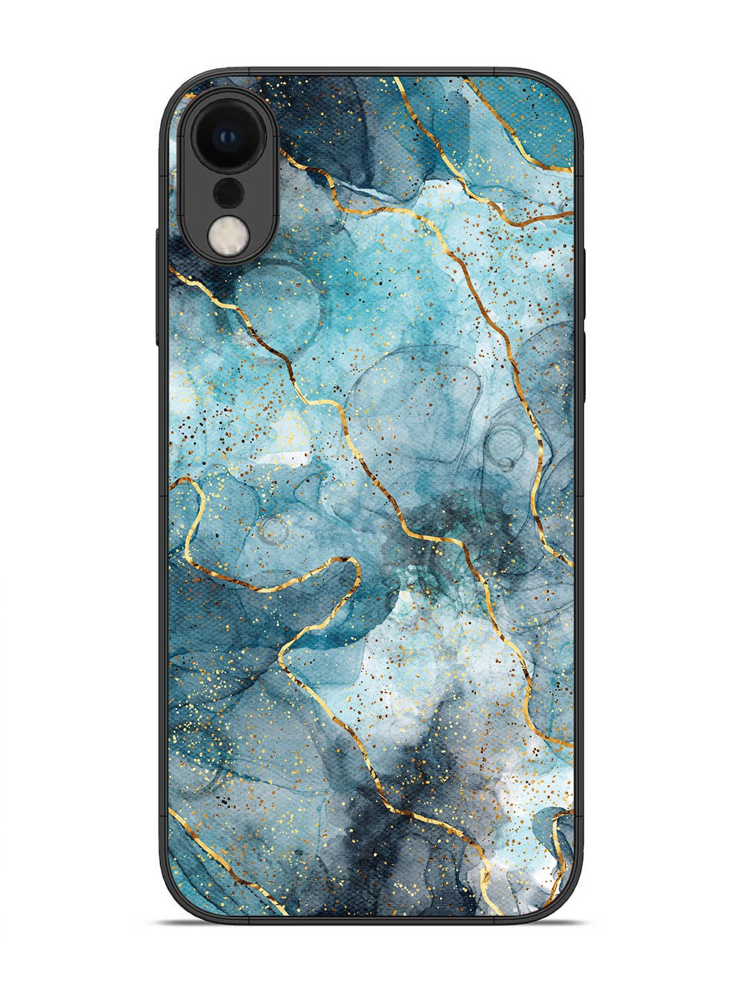 iPhone XR Oceanic Golden Strip Marble