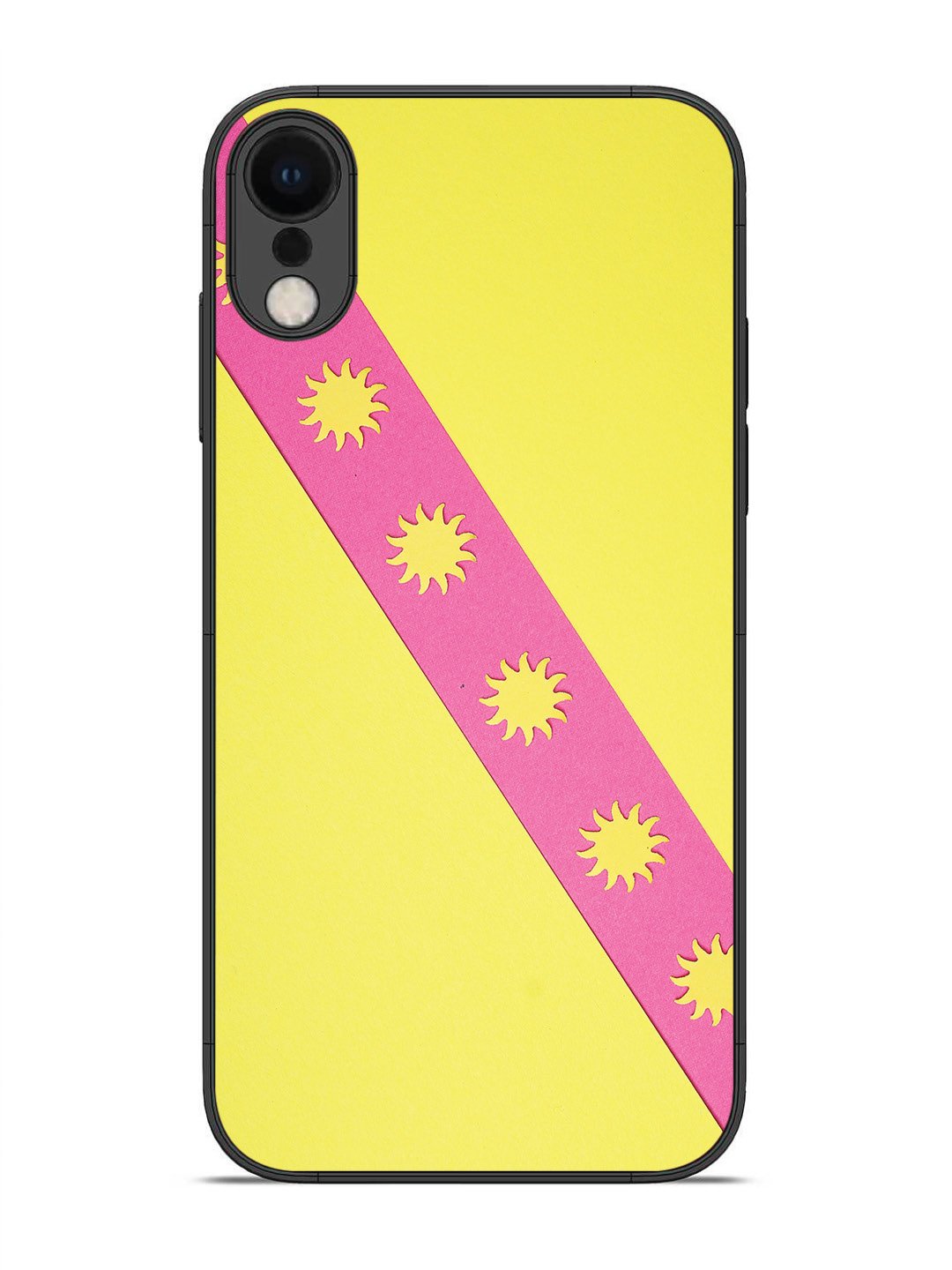 iPhone XR Pick Strip on Yellow Colour