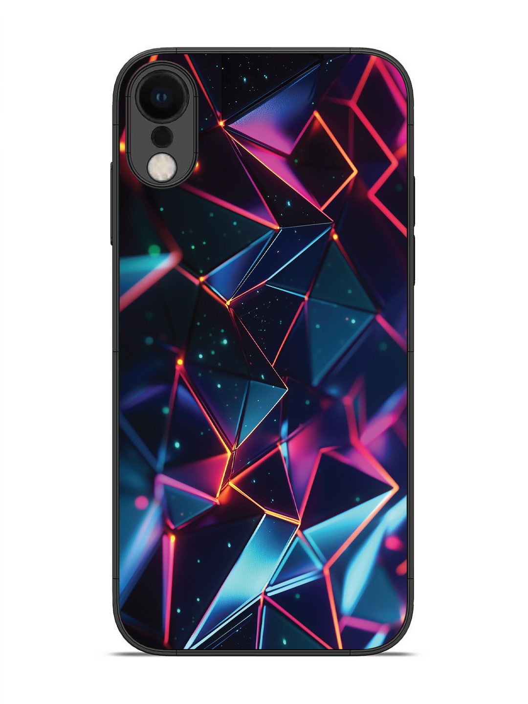 iPhone XR 3D Abstract Polygon