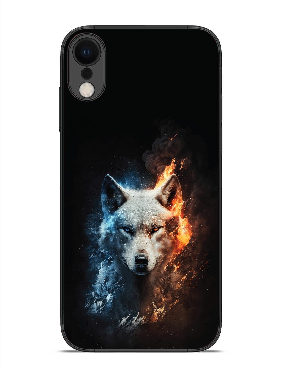 iPhone X Fire Wolf