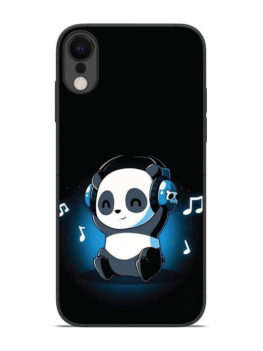 iPhone XR Panda Listening Music