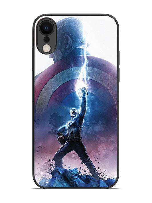 iPhone X captain-america-thor-hammer-lightning